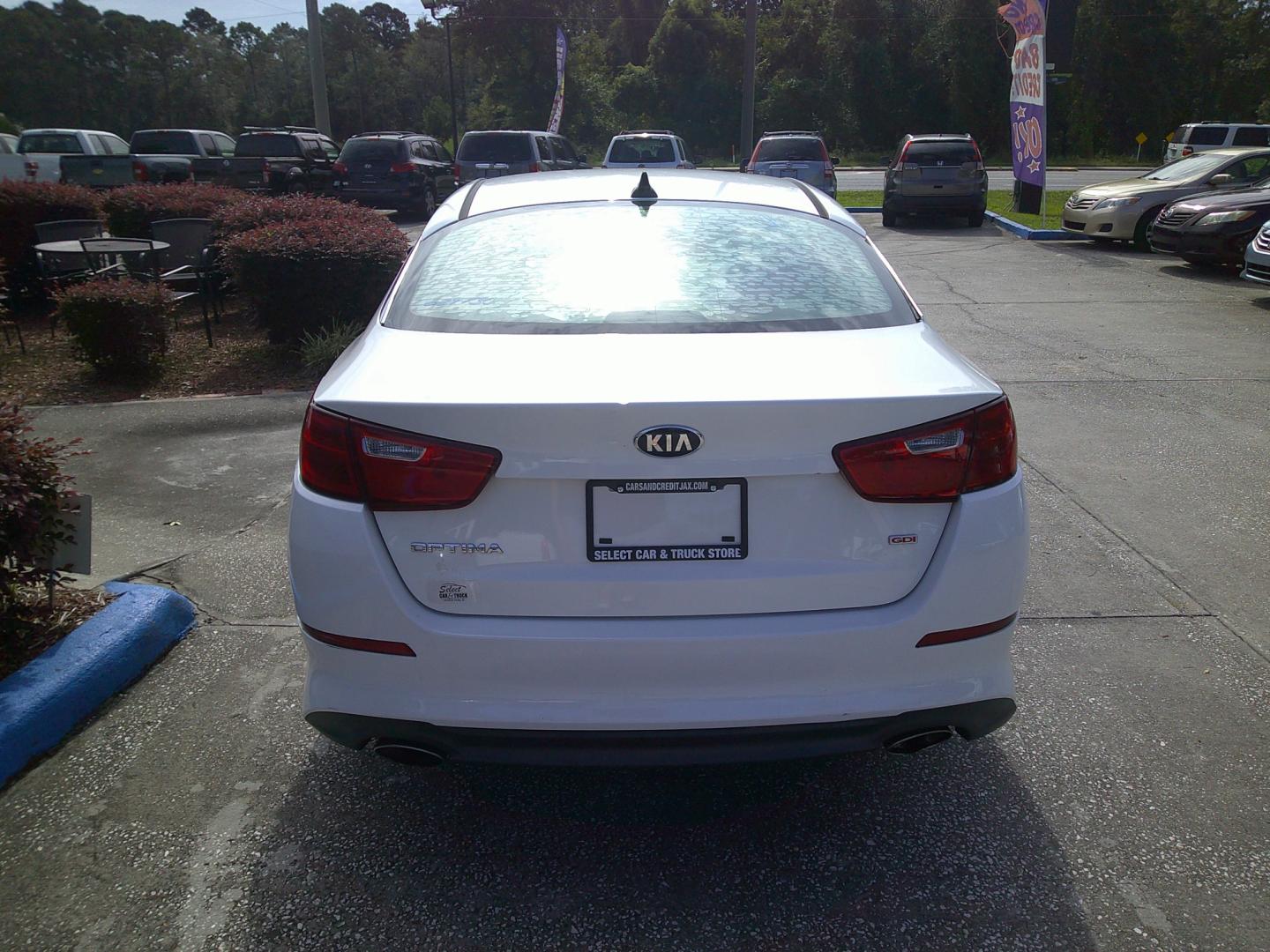 2015 WHITE KIA OPTIMA LX (KNAGM4A74F5) , located at 390 Hansen Avenue, Orange Park, FL, 32065, (904) 276-7933, 30.130497, -81.787529 - Photo#5